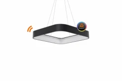 Sklep Kaja Lampa wisząca LED sterowana pilotem AZ3981 SOLVENT | Kaja Oświetlenie czarny Hot