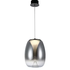 Sklep Kaja Lampa wisząca LED z chromowanym kloszem AZ5826 PAMELA | Kaja Cheap