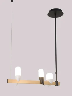 Sklep Kaja Lampa wisząca LED z drewnem LEDEA 50233077 SAKAI | Kaja Oświetlenie Outlet