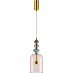 Sklep Kaja Lampa wisząca LED z kolorowymi kloszami ML0357 ARTE | Kaja Oświetlenie Outlet