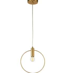Sklep Kaja Lampa wisząca minimalistyczna złota LEDEA 50101232 ERIE | Kaja Store