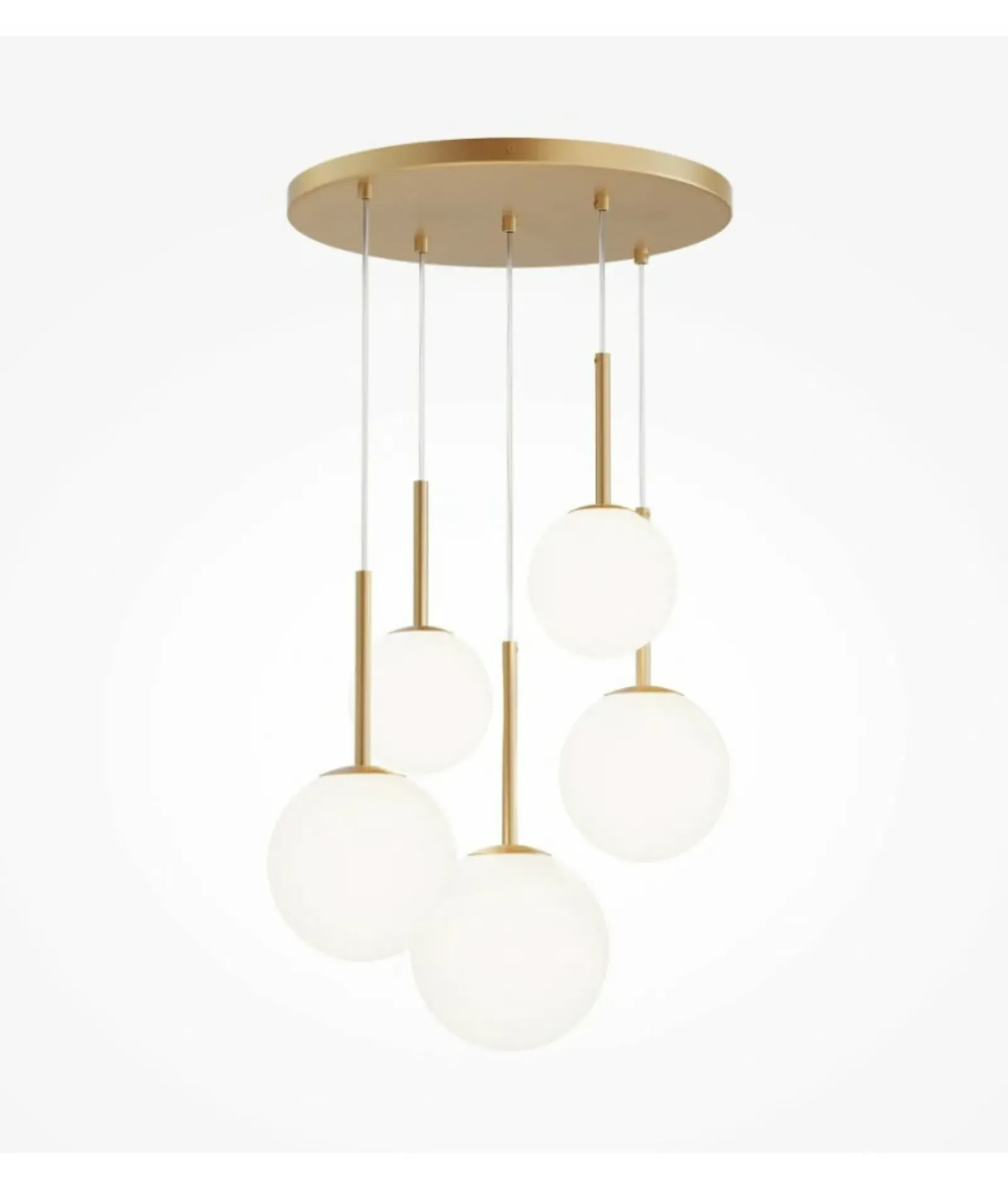 Sklep Kaja Lampa wisząca modern glamour, do salonu MOD321PL-05G1 BASIC FORM Clearance