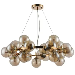 Sklep Kaja Lampa wisząca modern glamour PND-5252-25-GD-CGN CABELLA | Kaja Best Sale