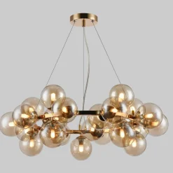 Sklep Kaja Lampa wisząca modern glamour PND-5252-25-GD-CGN CABELLA | Kaja Best Sale