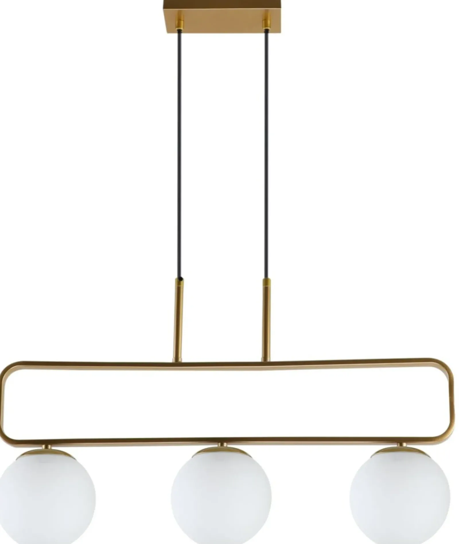 Sklep Kaja Lampa wisząca mosiądz z białymi kloszami 33-01573 JOVE | Kaja Outlet