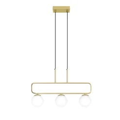 Sklep Kaja Lampa wisząca mosiądz z białymi kloszami 33-01573 JOVE | Kaja Outlet