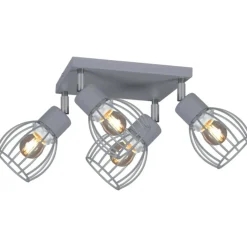 Sklep Kaja Lampa wisząca na cztery źródła światła K-4587 z serii MIKA GRAY szary Fashion