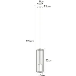 Sklep Kaja Lampa wisząca na jedną żarówkę z dużym gwintem K-4935 | Kaja Sale