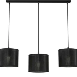 Sklep Kaja Lampa wisząca na listwie, trzy abażury LX 5239 z serii LOFT SHADE czarny New