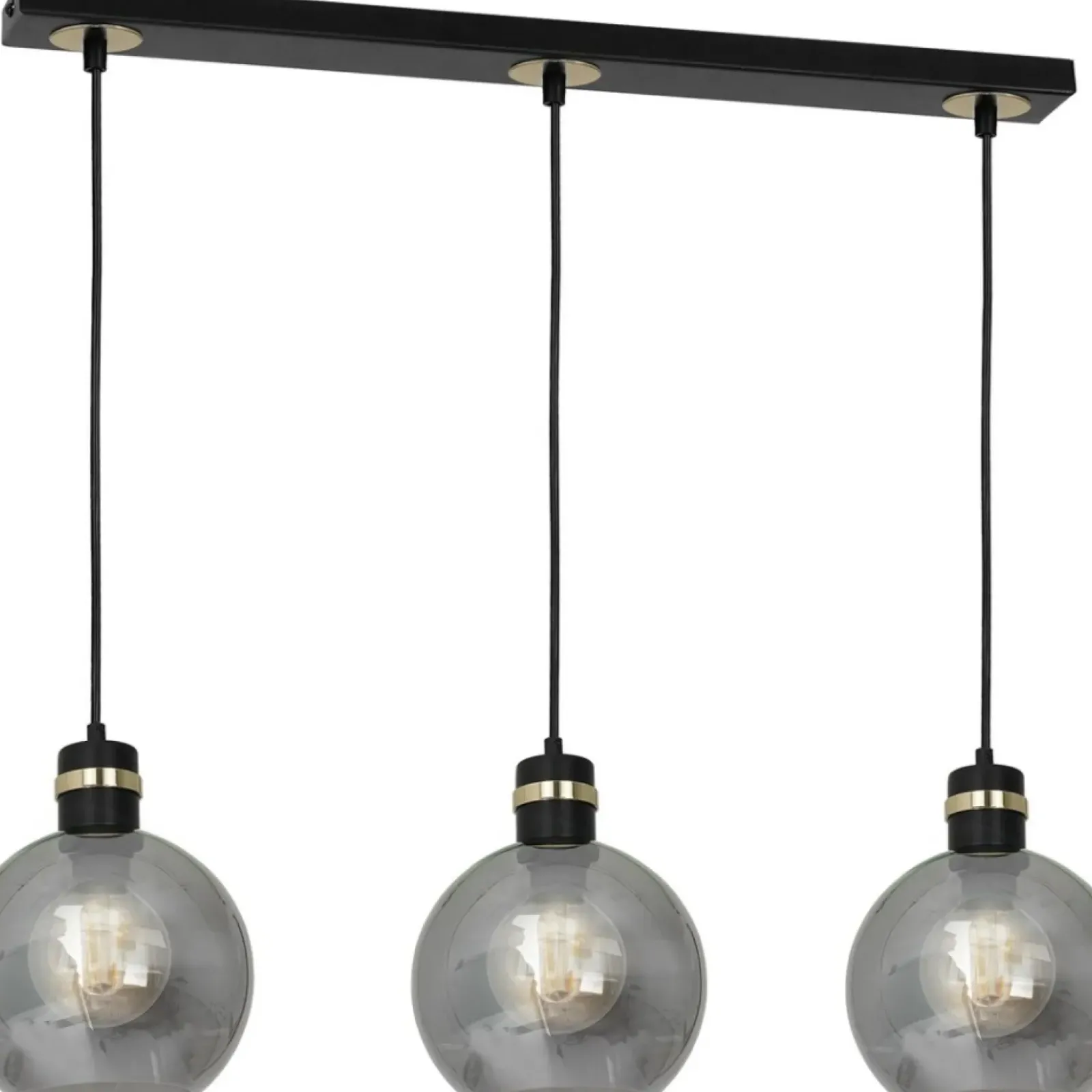 Sklep Kaja Lampa wisząca na listwie, trzy kuliste klosze MLP6531 OMEGA | Kaja Clearance