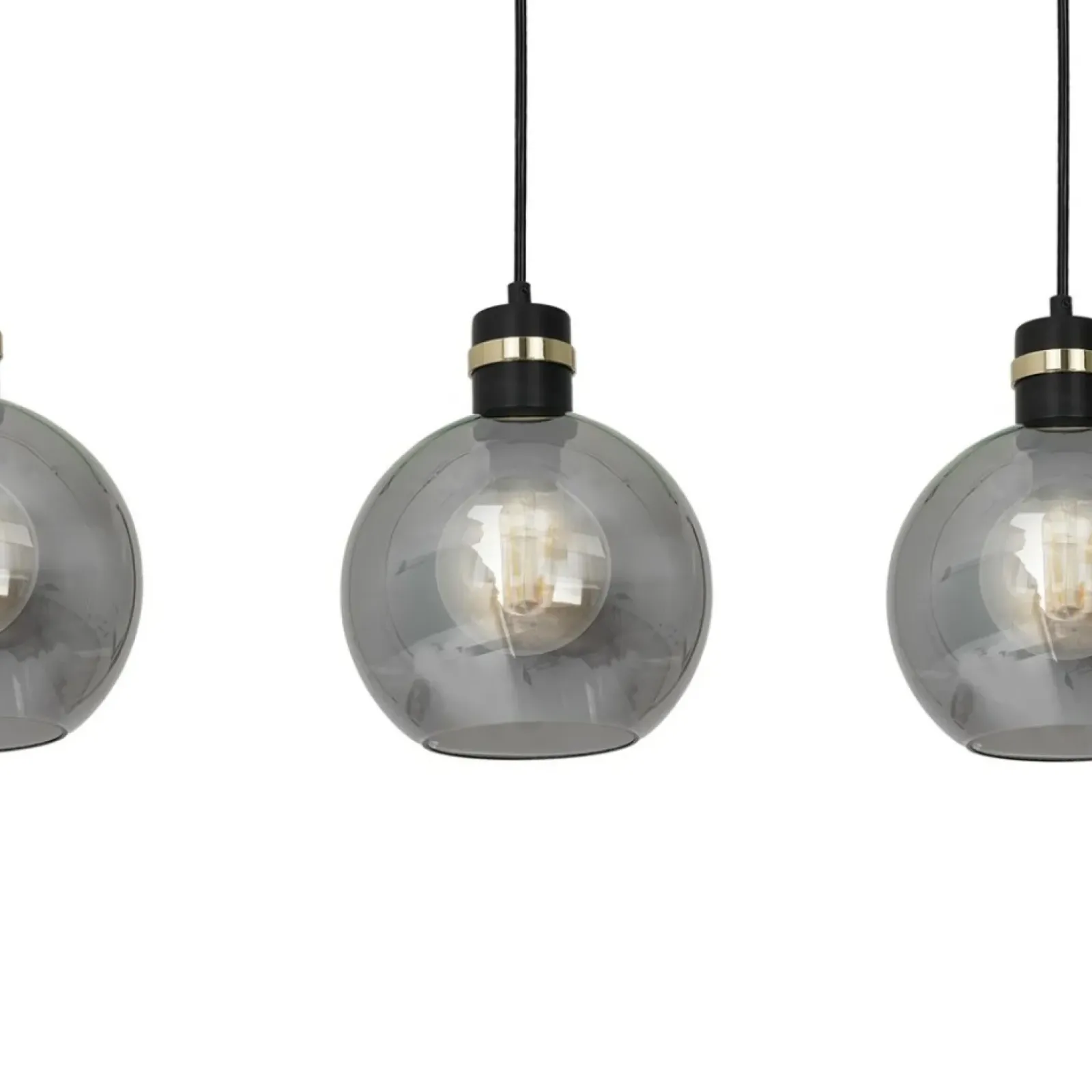 Sklep Kaja Lampa wisząca na listwie, trzy kuliste klosze MLP6531 OMEGA | Kaja Clearance