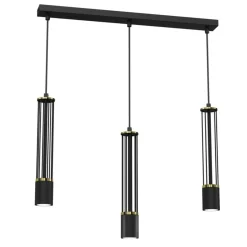 Sklep Kaja Lampa wisząca na listwie, trzy długie tuby MLP8410 z serii ESTILO | Kaja Oświetl Outlet