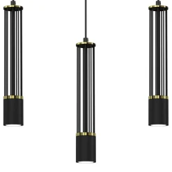 Sklep Kaja Lampa wisząca na listwie, trzy długie tuby MLP8410 z serii ESTILO | Kaja Oświetl Outlet