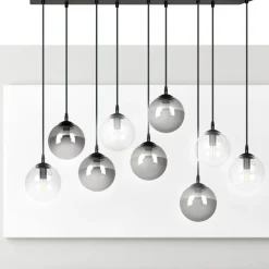 Sklep Kaja Lampa wisząca na listwie z 9 kloszami 714/9M2 | Kaja Oświetlenie Store