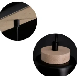 Sklep Kaja Lampa wisząca na listwie z drewnianymi detalami 442/3 | Kaja Flash Sale