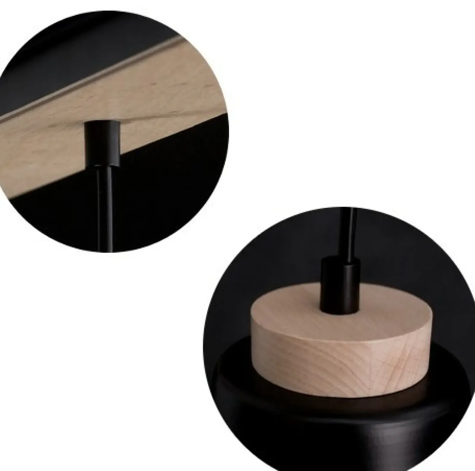 Sklep Kaja Lampa wisząca na listwie z drewnianymi detalami 442/3 | Kaja Flash Sale