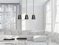 Sklep Kaja Lampa wisząca na listwie z drewnianymi detalami 442/3 | Kaja Flash Sale