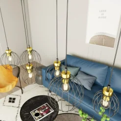 Sklep Kaja Lampa wisząca na podłużnej podstawie, 6xE27 1368/6 z serii NANDO Clearance