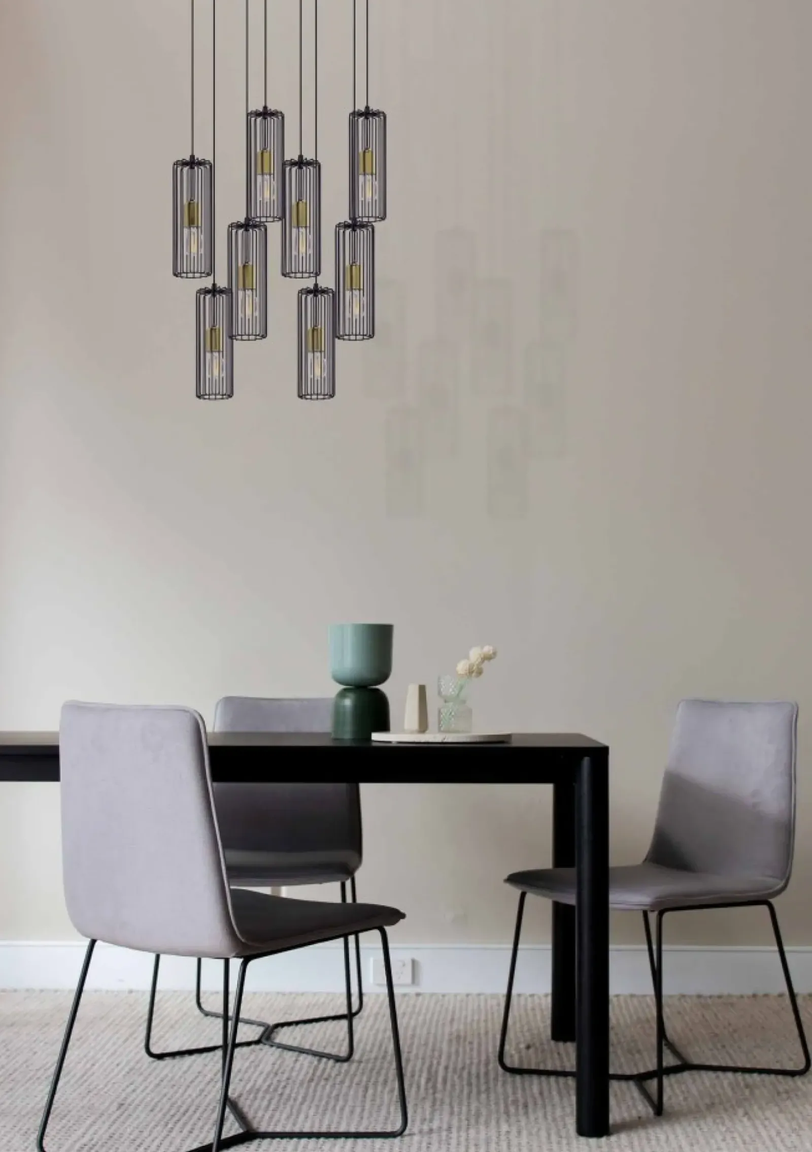 Sklep Kaja Lampa wisząca na prostokątnej podsufitce K-4938 | Kaja Oświetlenie Shop