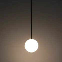Sklep Kaja Lampa wisząca na sztywnym pręcie, okrągły klosz 10307 KIER | Kaja Fashion