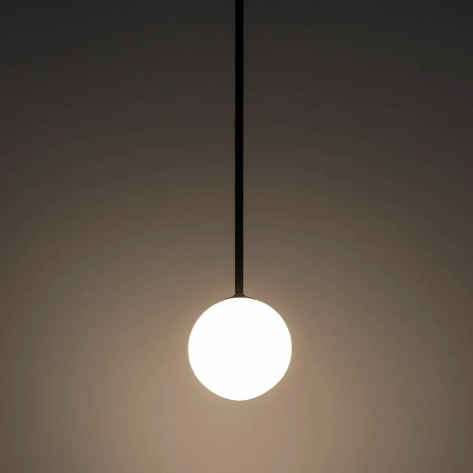 Sklep Kaja Lampa wisząca na sztywnym pręcie, okrągły klosz 10307 KIER | Kaja Fashion