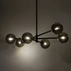 Sklep Kaja Lampa wisząca na sztywnym zwisie, ciemne klosze TK 6236 SARIUS | Kaja Hot
