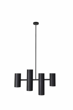 Sklep Kaja Lampa wisząca nad stół, czarne tuby GU10 MX P0501 LAXER | Kaja Discount