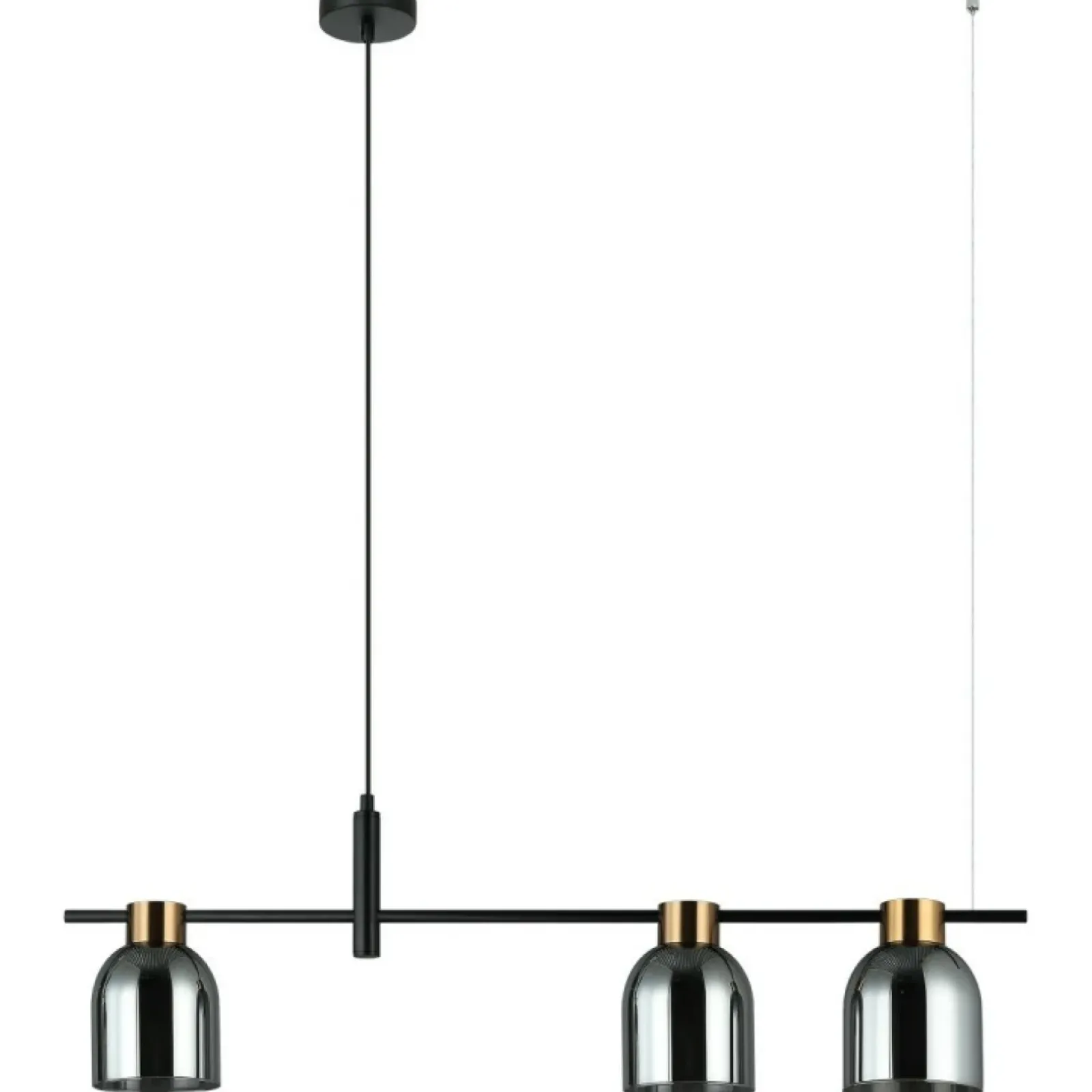 Sklep Kaja Lampa wisząca nad stół w jadalni PND-66892-3-BK-SG z serii SERVIO Best Sale