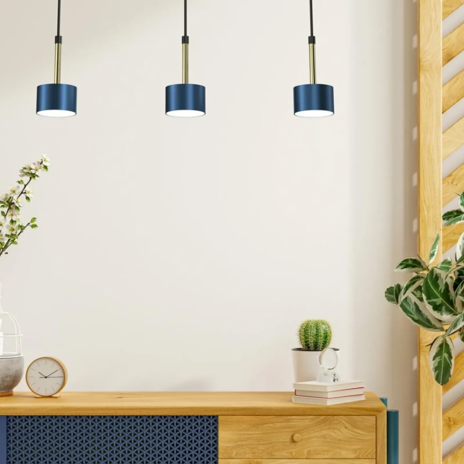 Sklep Kaja Lampa wisząca nad stół, w kolorze niebieskim MLP7773 z serii ARENA | Kaja Oświet Outlet