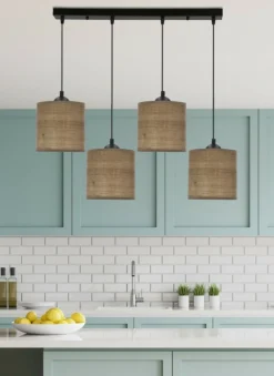 Sklep Kaja Lampa wisząca nad szeroki stół w salonie 34-18366 LEGNO | Kaja Outlet