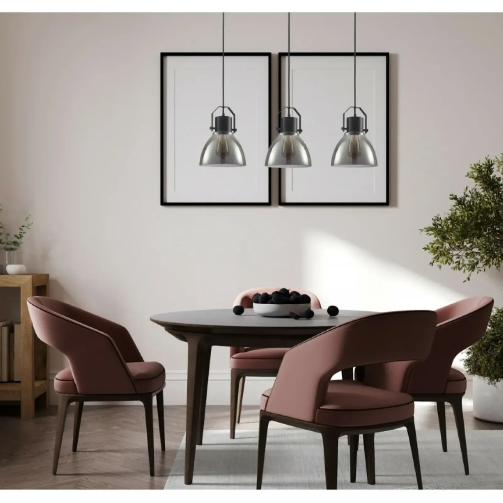 Sklep Kaja Lampa wisząca nad wyspę kuchenną PND-22371-3-BK+SG z serii DARLENA Flash Sale
