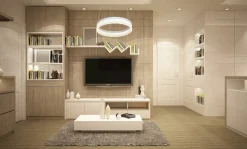 Sklep Kaja Lampa wisząca obręcz LED ⌀60cm 4000K ML066 RING | Kaja Oświetlenie Sale