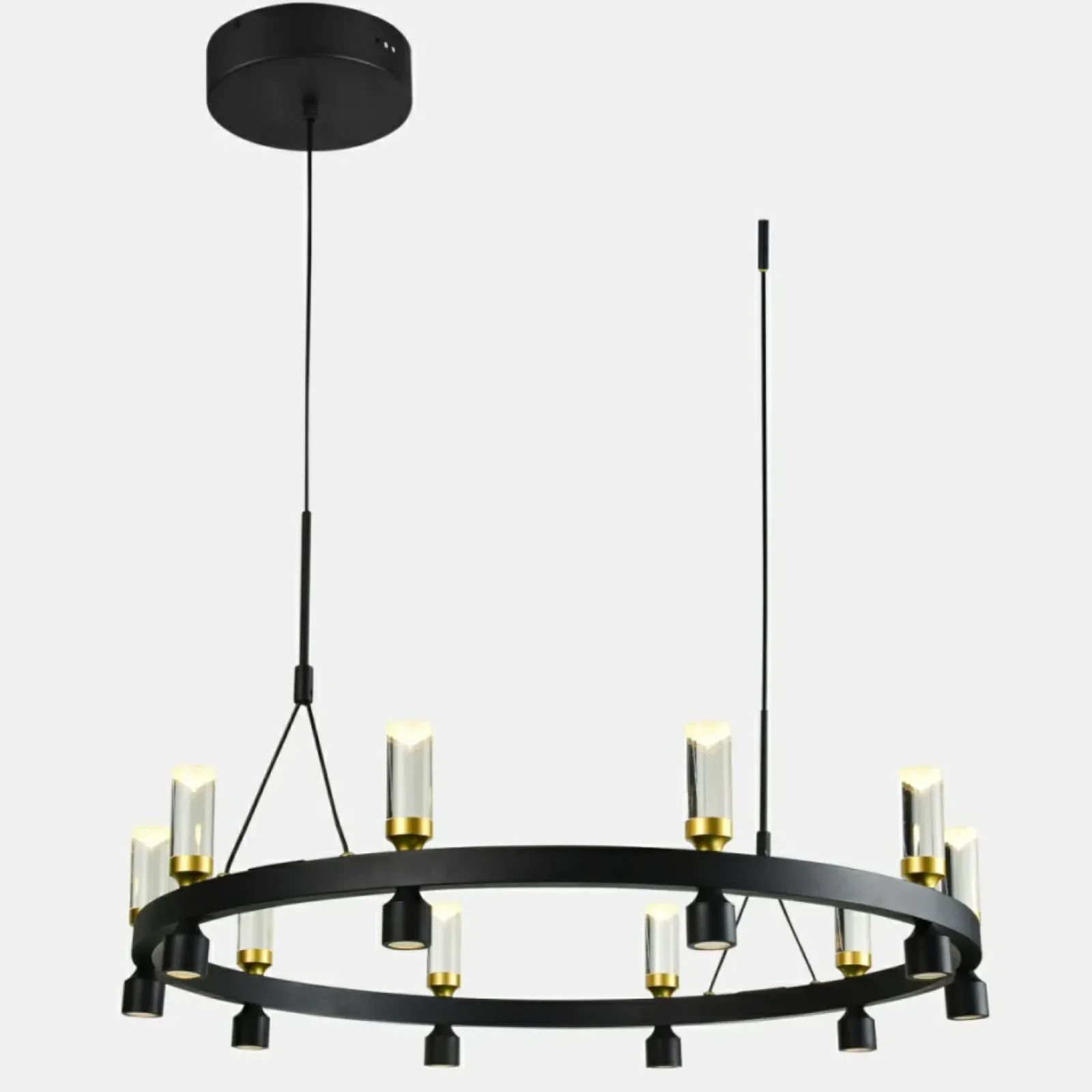 Sklep Kaja Lampa wisząca okrąg LED ⌀81,8cm PND-83812-20 ALMELO | Kaja Oświetlenie Cheap
