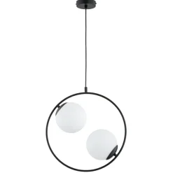 Sklep Kaja Lampa wisząca, okrąg z dwoma kloszami AL 62438 z serii ADINO Cheap