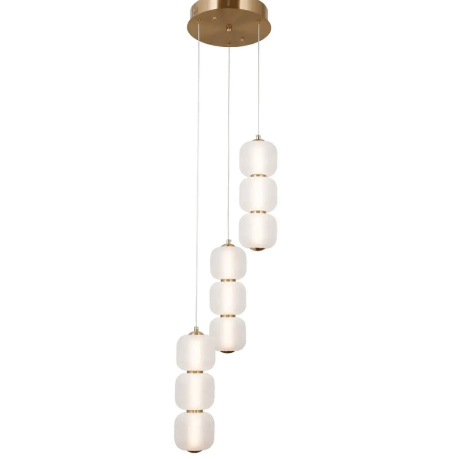Sklep Kaja Lampa wisząca, regulacja wysokości PND-34362-9-HBR-OPAL z serii GANTI Fashion