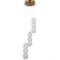 Sklep Kaja Lampa wisząca, regulacja wysokości PND-34362-9-HBR-OPAL z serii GANTI Fashion