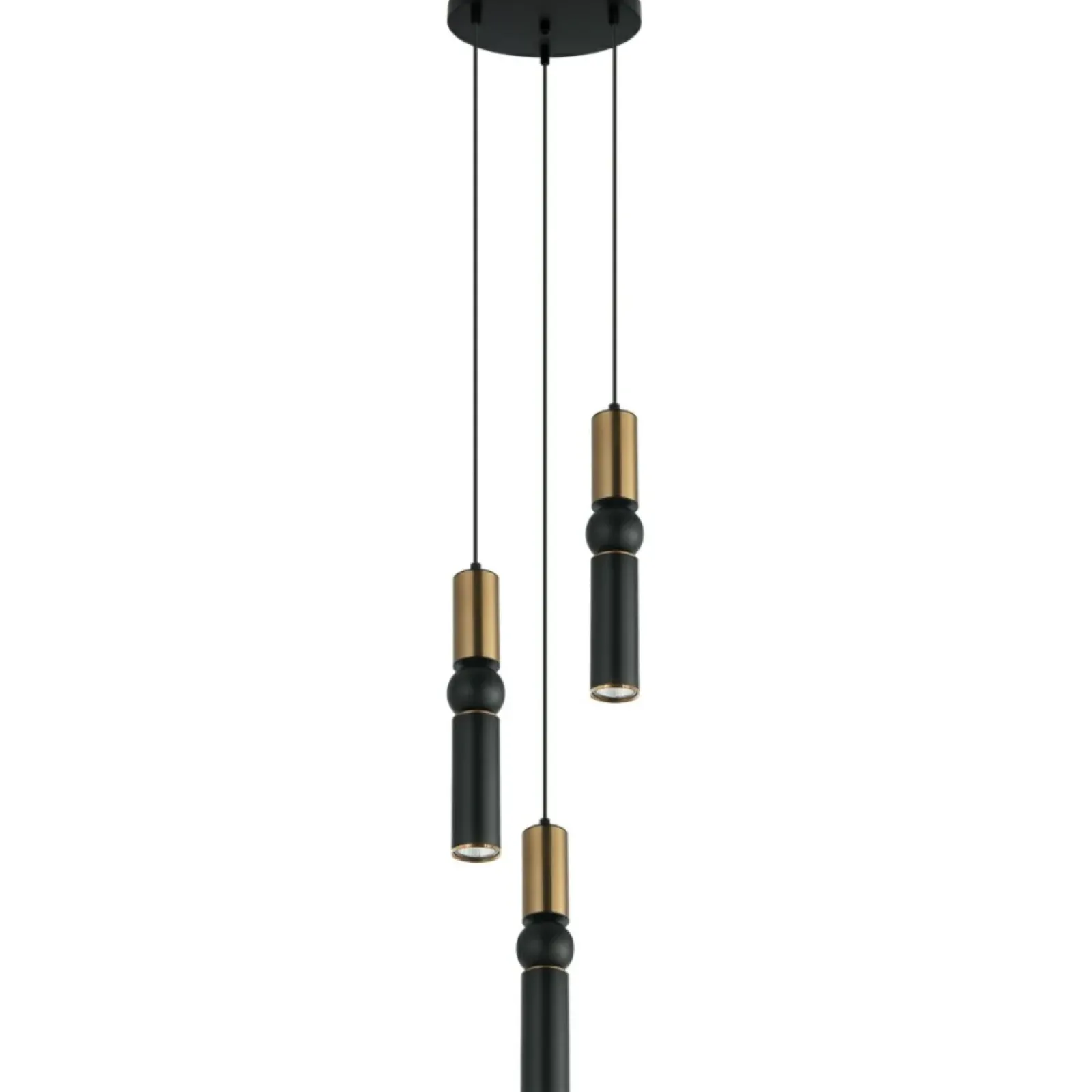 Sklep Kaja Lampa wisząca regulowana PND-14290-3-BRO-BK ISIDORA | Kaja Oświetlenie Outlet