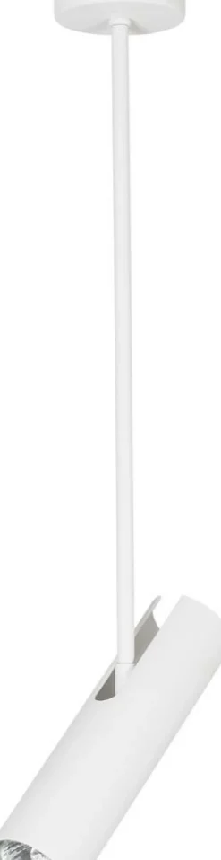 Sklep Kaja Lampa wisząca ruchoma tuba na wysięgniku 6488 EYE SUPER | Kaja biały Store