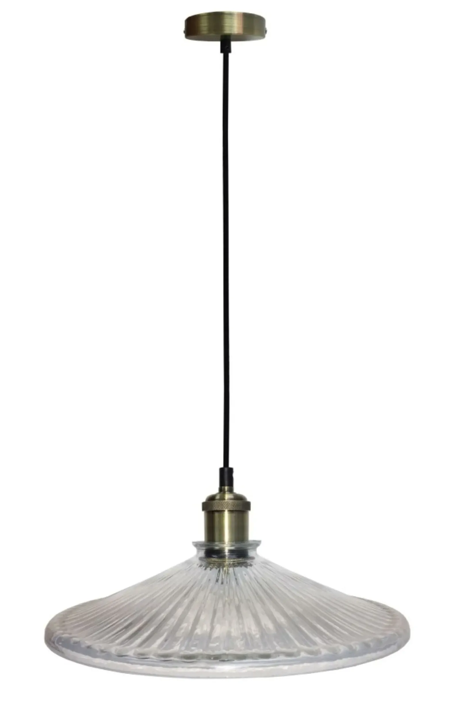 Sklep Kaja Lampa wisząca ryflowany klosz LEDEA 50101272 CHESTER | Kaja Cheap