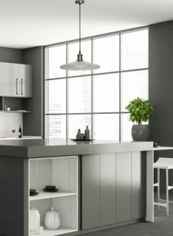 Sklep Kaja Lampa wisząca ryflowany klosz LEDEA 50101272 CHESTER | Kaja Cheap