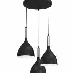 Sklep Kaja Lampa wisząca, srebrne dekoracje na przewodach LX 3895 z serii NOAK Discount