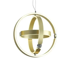 Sklep Kaja Lampa wisząca, trzy okręgi, zintegrowany LED ML6187 z serii SIRIUS | Kaja Oświet złoty Flash Sale