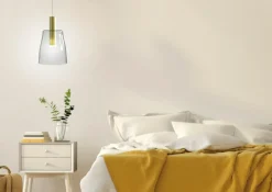 Sklep Kaja Lampa wisząca tuba LED z kloszem LEDEA 50133069 MODENA | Kaja Hot