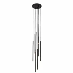 Sklep Kaja Lampa wisząca tuby G9 na okrągłej podstawie ANT 7856 KOSAME | Kaja Fashion