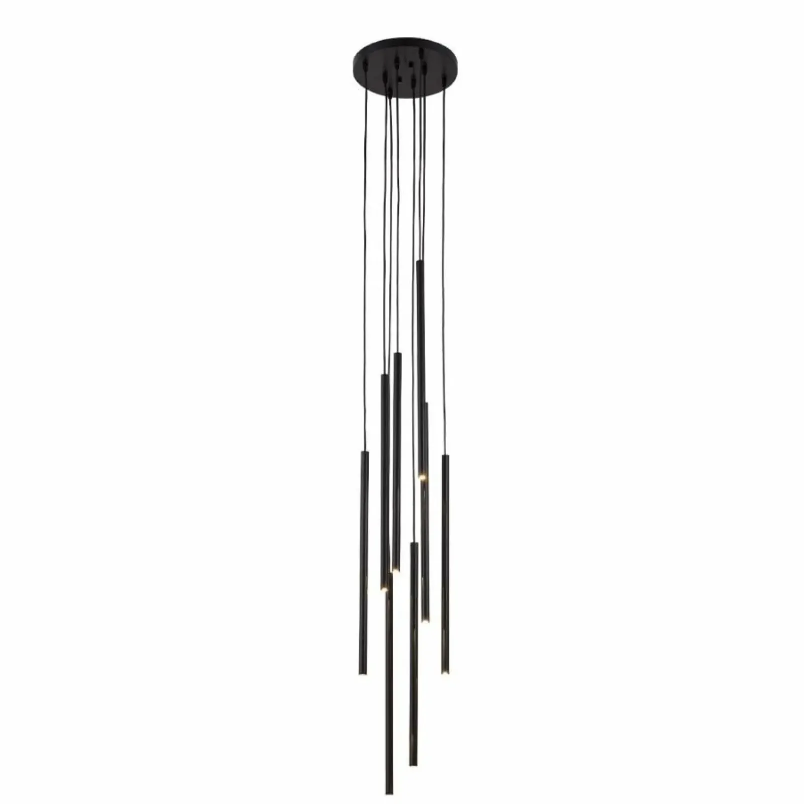 Sklep Kaja Lampa wisząca tuby G9 na okrągłej podstawie ANT 7856 KOSAME | Kaja Fashion