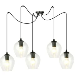 Sklep Kaja Lampa wisząca typu pająk z nieregularnymi kloszami 756/5 LEVEL | Kaja Flash Sale