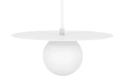 Sklep Kaja Lampa wisząca w m kolorze, klosz ⌀10 cm K-5431 z serii ROBIN biały Fashion