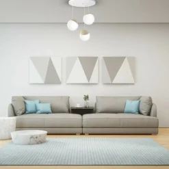 Sklep Kaja Lampa wisząca w białym kolorze, trzy klosze MLP5425 z serii SFERA WOOD | Kaja Oś Best Sale