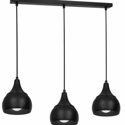 Sklep Kaja Lampa wisząca w m kolorze, nad stół LX 3375 z serii AKTAN | Kaja czarny Shop