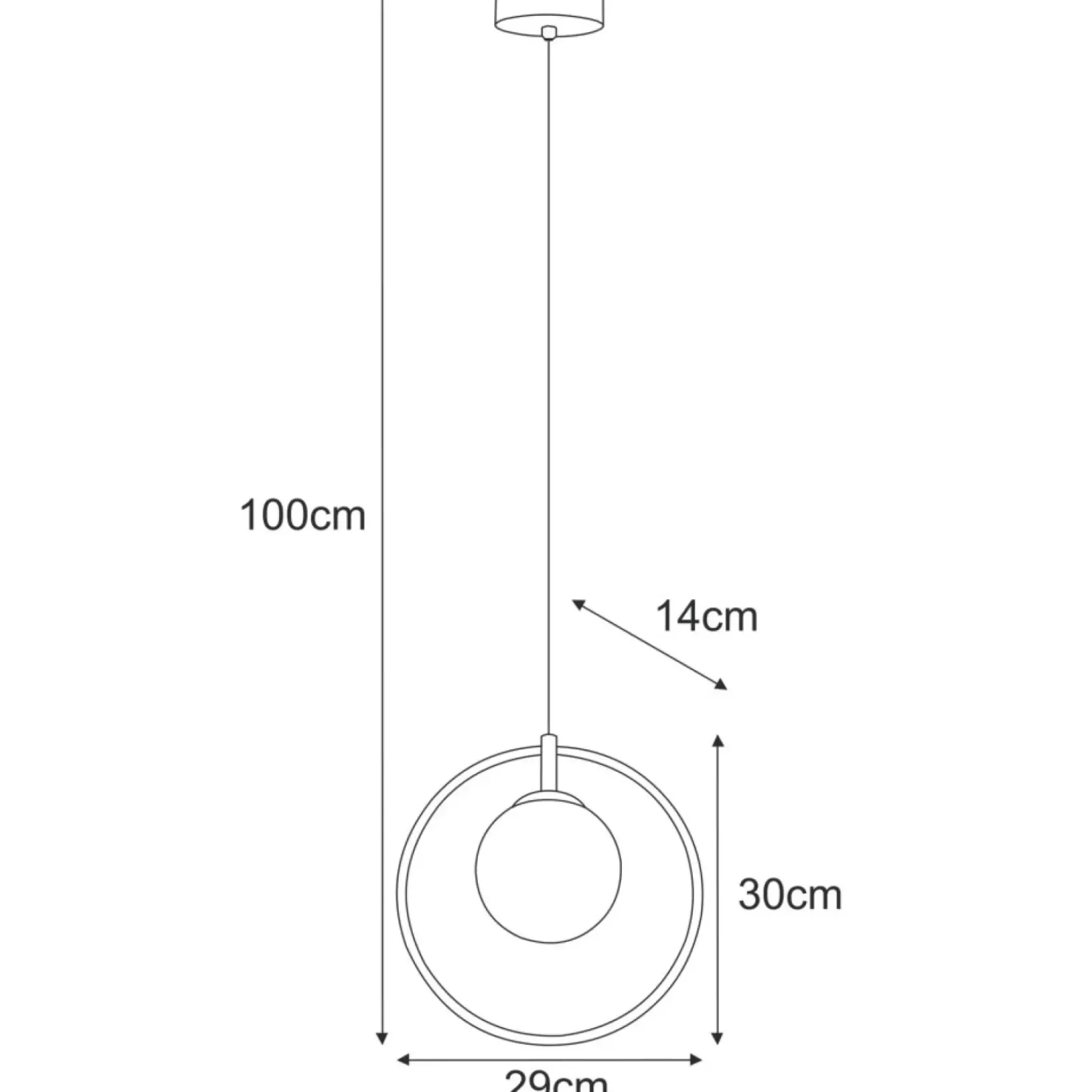 Sklep Kaja Lampa wisząca w geometrycznym kształcie K-3837 z serii GEO Store